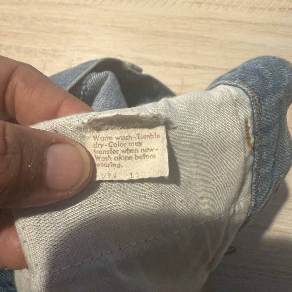 Women's Vintage 70s Levi's bell bottom trouser jeans - Picture 5 of 14